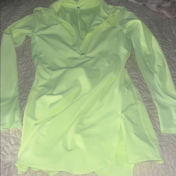 Lululemon Athletica Light Yellow Long Sleeve Dress - Picture 8 of 12